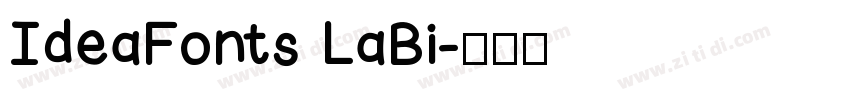 IdeaFonts LaBi字体转换